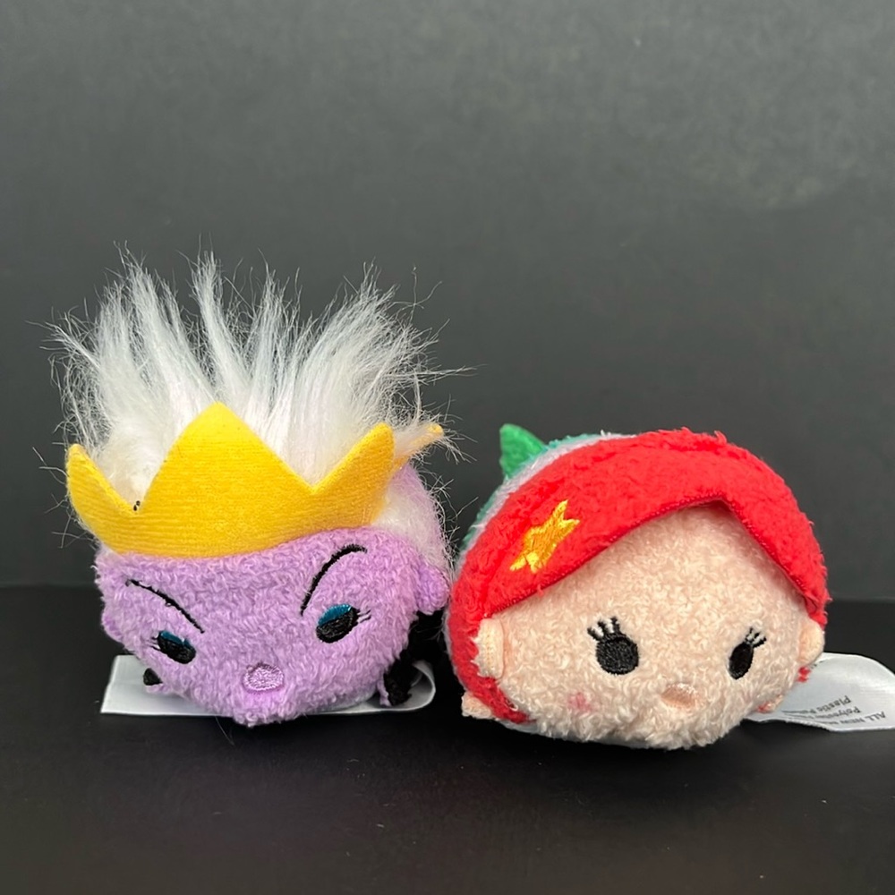 Ariel and Ursula Disney Tsum Tsum set